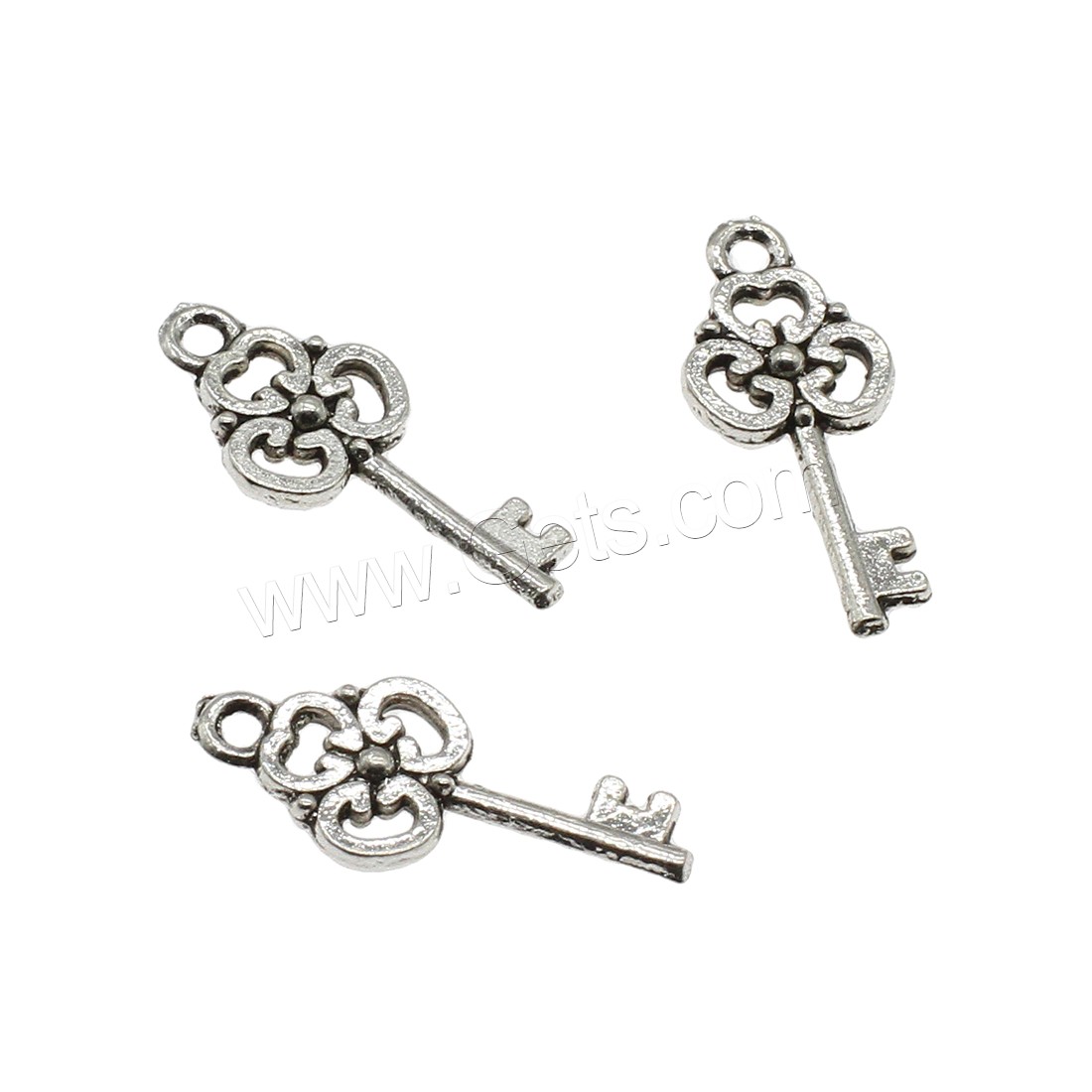 Zinc Alloy Key Pendants, plated, hollow, more colors for choice, 10x23.5x2.5mm, Hole:Approx 1.7mm, Approx 1000PCs/KG, Sold By KG