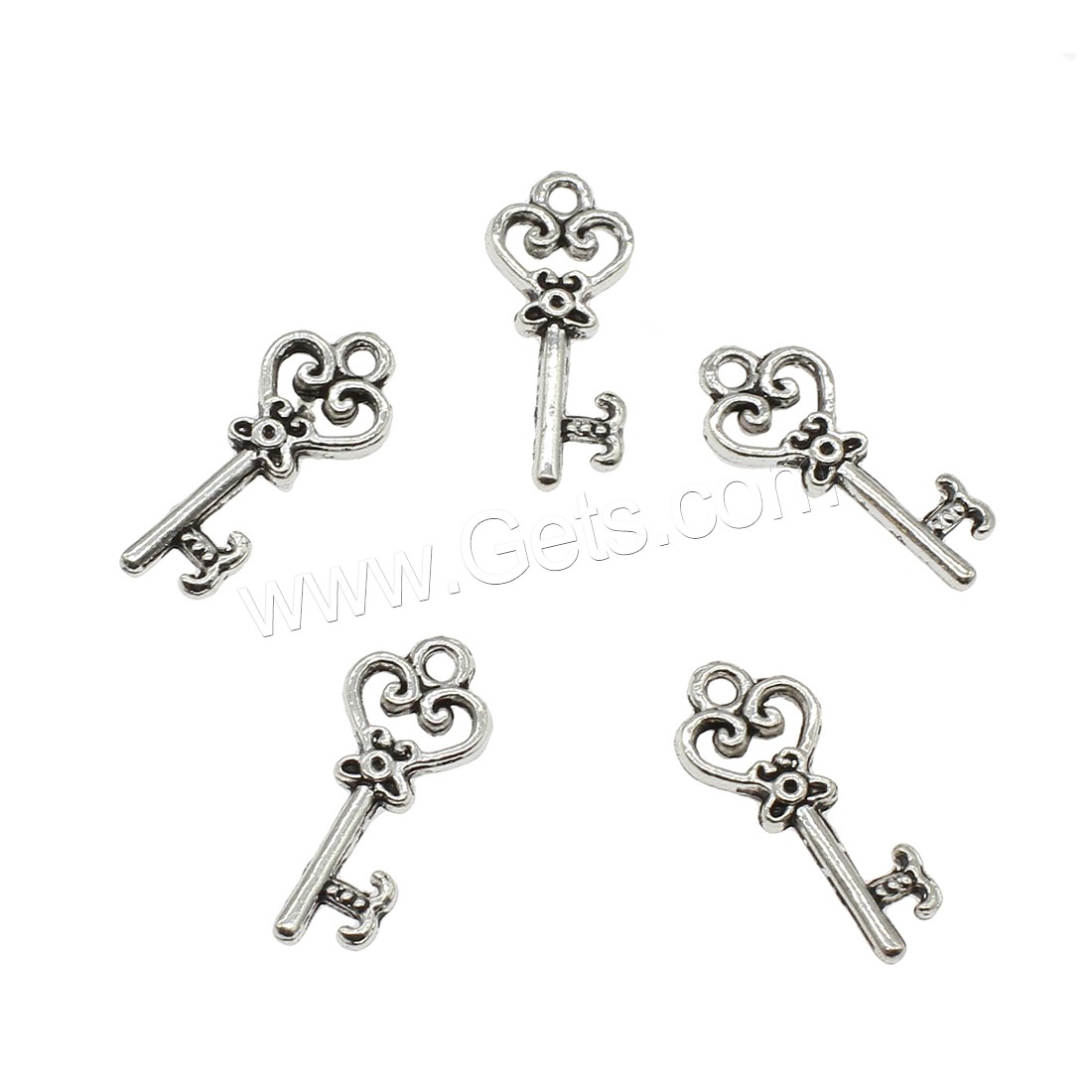 Zinc Alloy Key Pendants, plated, hollow, more colors for choice, 9x21x2.8mm, Hole:Approx 1.5mm, Approx 1000PCs/KG, Sold By KG