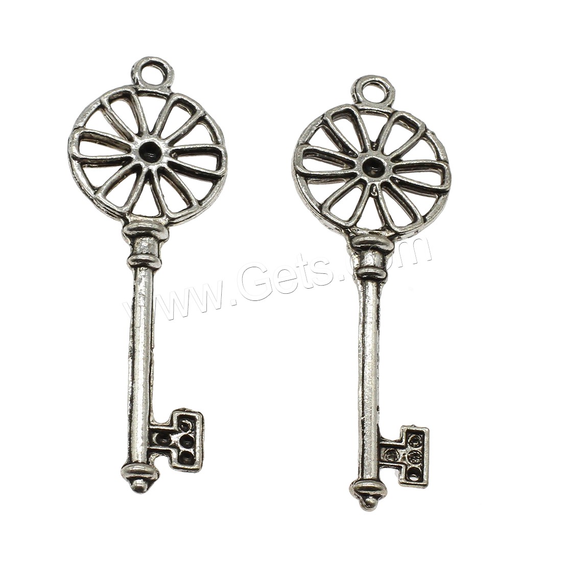 Zinc Alloy Key Pendants, plated, hollow, more colors for choice, 21x63x5mm, Hole:Approx 2.7mm, Approx 212PCs/KG, Sold By KG