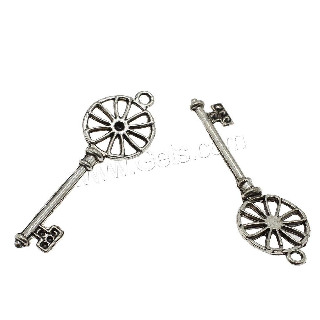 Zinc Alloy Key Pendants, plated, hollow, more colors for choice, 21x63x5mm, Hole:Approx 2.7mm, Approx 212PCs/KG, Sold By KG