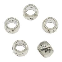 Zinc Alloy European Beads, plated, large hole Approx 6mm, Approx 