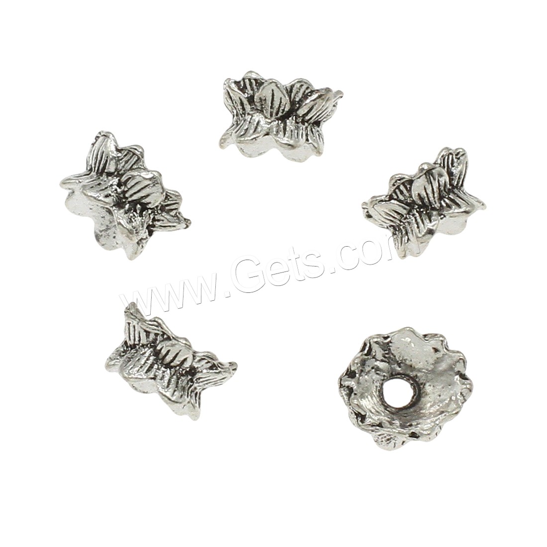Zinc Alloy Bead Caps, plated, more colors for choice, 9x5.5mm, Hole:Approx 2.4mm, Approx 833PCs/KG, Sold By KG
