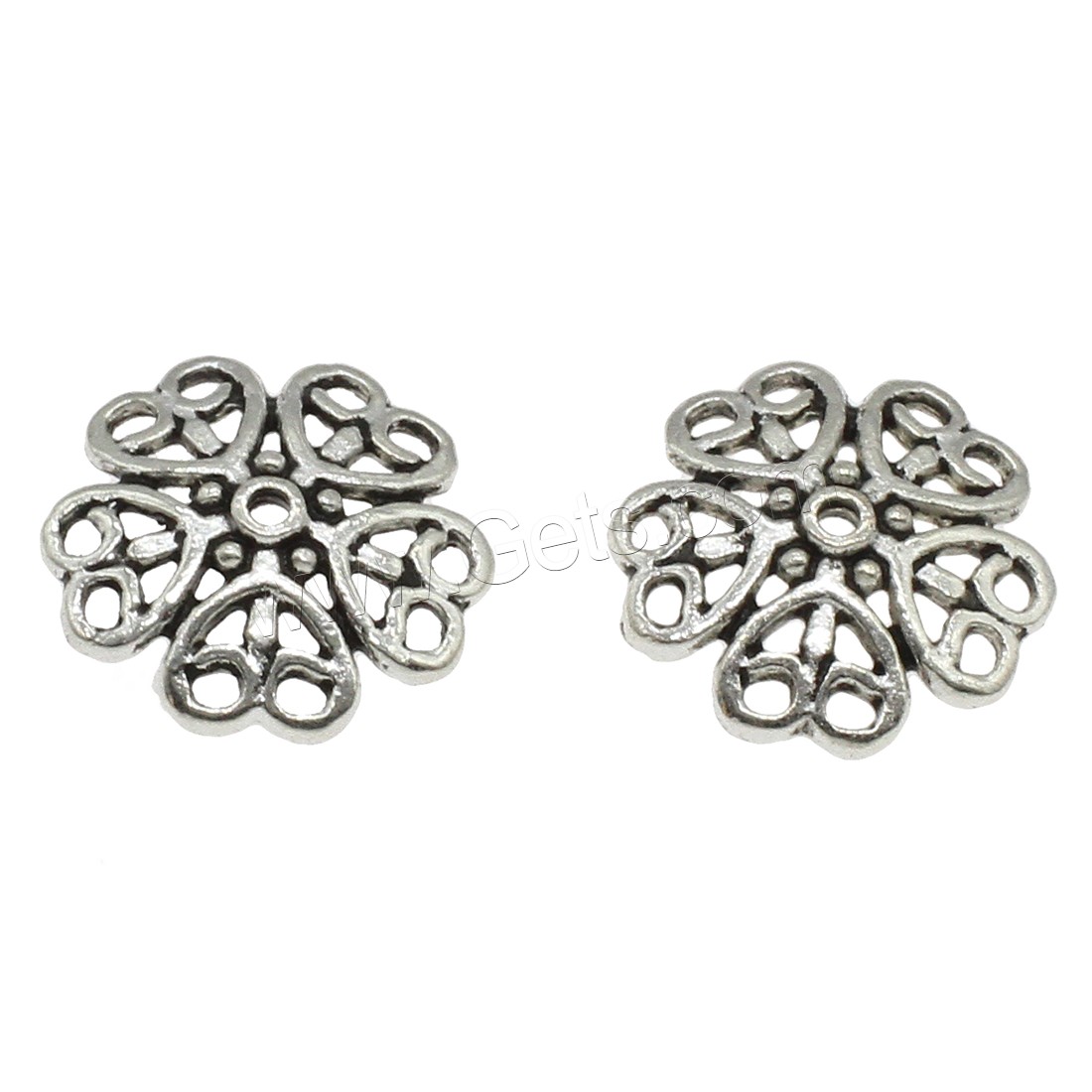 Zinc Alloy Bead Caps, plated, hollow, more colors for choice, 18x3.5mm, Hole:Approx 1.5mm, Approx 588PCs/KG, Sold By KG