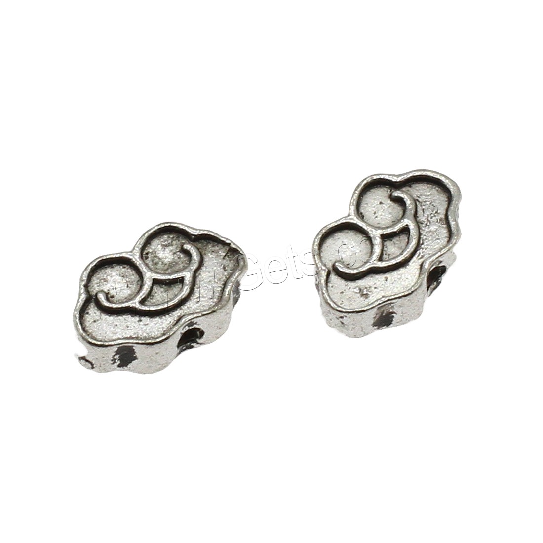 Zinc Alloy Jewelry Beads, plated, more colors for choice, 14x8.5x4mm, Hole:Approx 1.7mm, Approx 500PCs/KG, Sold By KG
