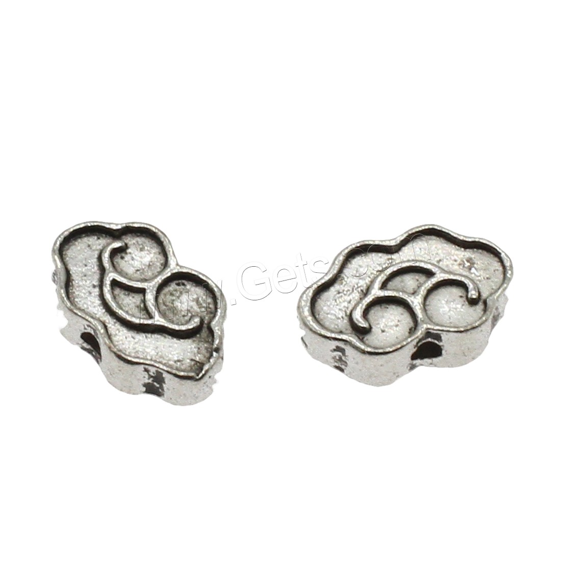 Zinc Alloy Jewelry Beads, plated, more colors for choice, 14x8.5x4mm, Hole:Approx 1.7mm, Approx 500PCs/KG, Sold By KG