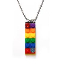 Stainless Steel Sweater Chain Necklace, 316L Stainless Steel, with Plastic, Unisex multi-colored Approx 27.6 Inch 