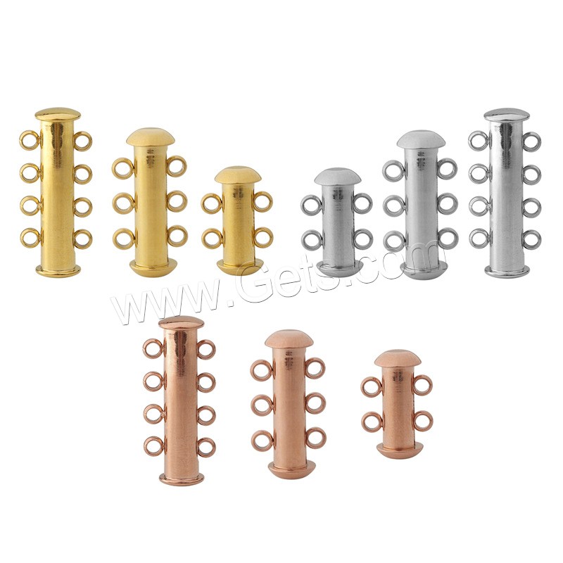 Stainless Steel Charm Connector, plated, different size for choice, more colors for choice, Sold By PC
