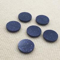 Gemstone Cabochons, Blue Goldstone, Round, polished 