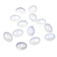 Agate Cabochon, White Agate, Round, polished 