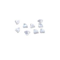 Weiße Muschel Cabochon, Rock, poliert, DIY, 11x13mm, 10PCs/Tasche, verkauft von Tasche