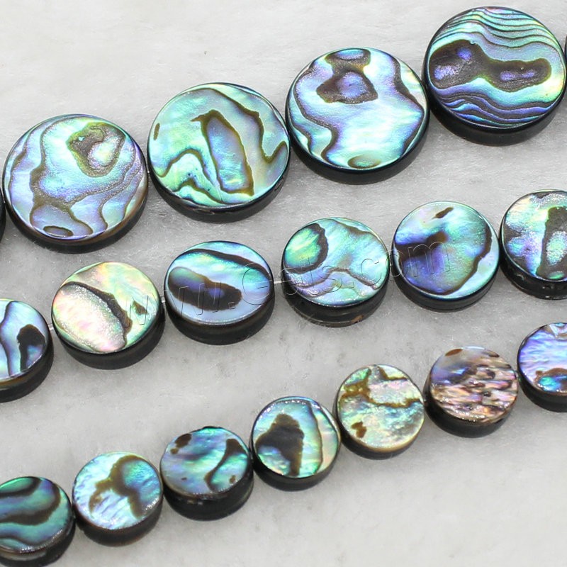 Abalone Shell Beads, Round, different size for choice, more colors for choice, Hole:Approx 1mm, Sold By Strand