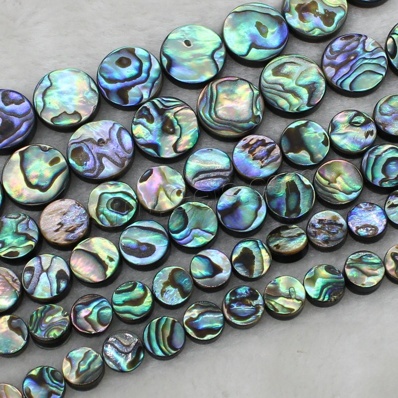 Abalone Shell Beads, Round, different size for choice, more colors for choice, Hole:Approx 1mm, Sold By Strand
