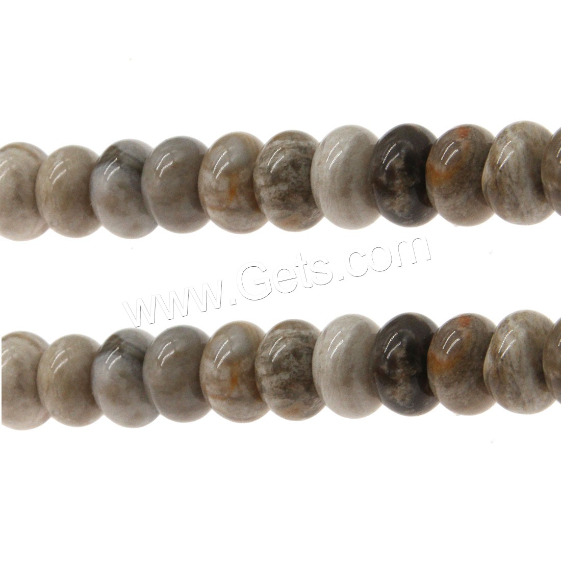 Natürliche Streifen Achat Perlen, verschiedene Größen vorhanden, Bohrung:ca. 1mm, Länge:ca. 14.9 ZollInch, verkauft von Strang