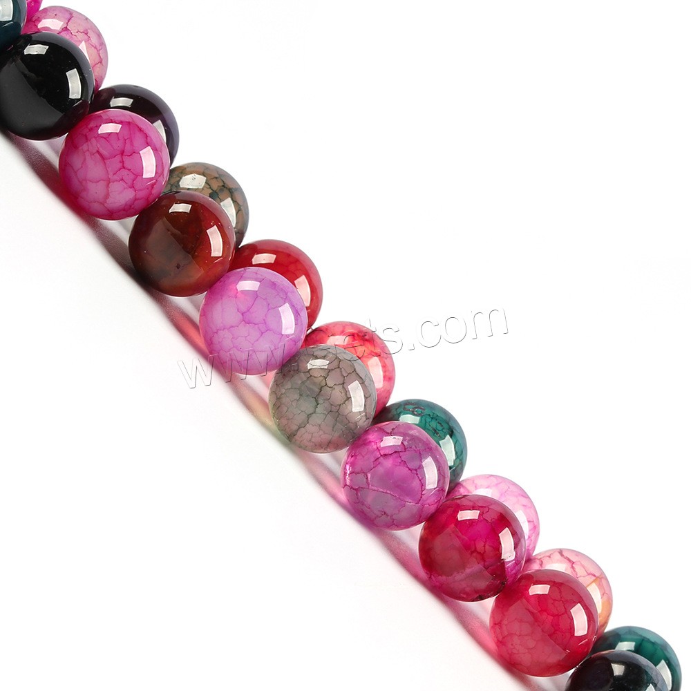 Perles agates, Agate, Rond, DIY & normes différentes pour le choix, plus de couleurs à choisir, Trou:Environ 1mm, Vendu par brin
