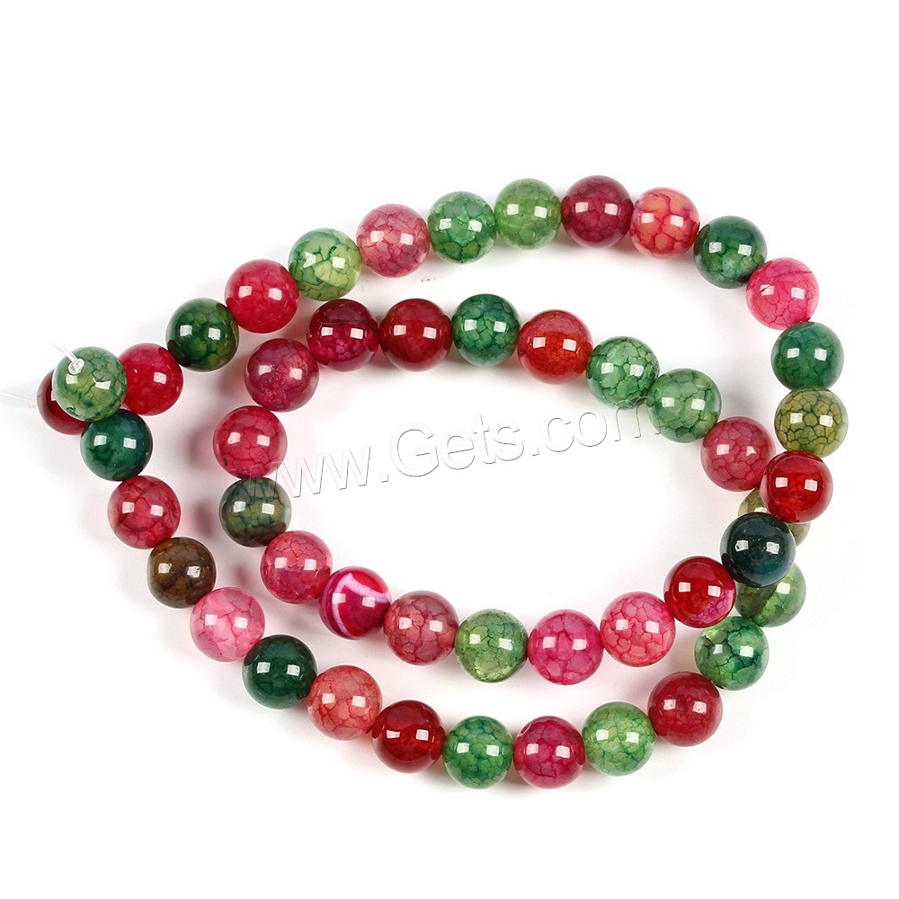 Agate Beads, Round, DIY & different size for choice, more colors for choice, Hole:Approx 1mm, Sold By Strand