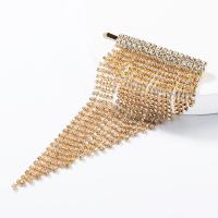 Hair Slide, Zinc Alloy, with Rhinestone, plated, fashion jewelry & for woman 