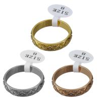 Нержавеющая сталь Rhinestone палец кольцо, нержавеющая сталь, Другое покрытие, разный размер для выбора & Женский & со стразами, Много цветов для выбора, 4.5mm, продается PC