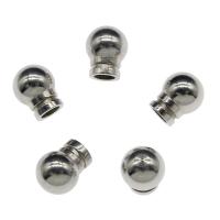 Stainless Steel Bead Tips original color Approx 3mm 