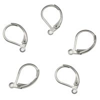 Stainless Steel Lever Back Earring Component, original color Approx 1.5mm 