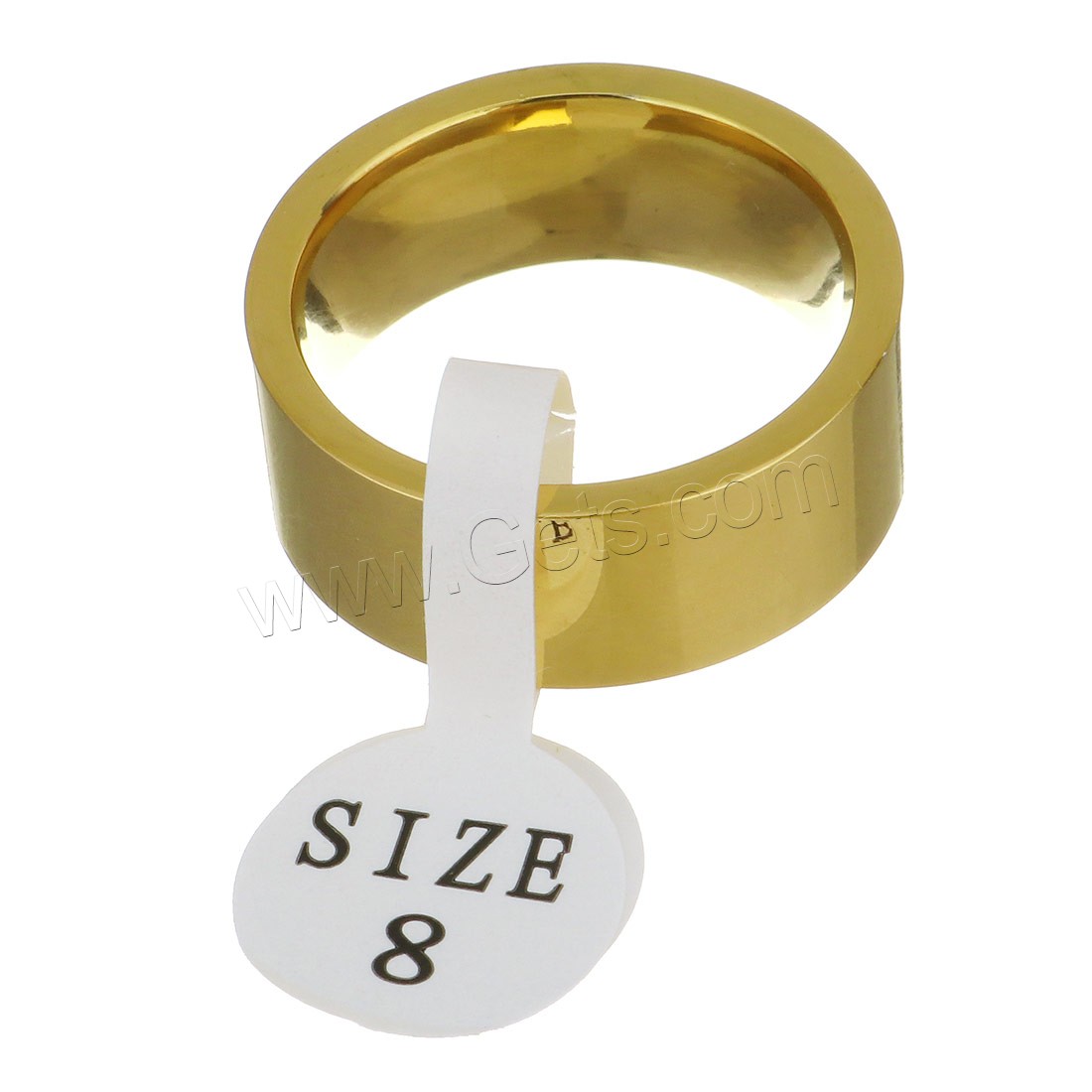 Нержавеющая сталь Rhinestone палец кольцо, нержавеющая сталь, Другое покрытие, разный размер для выбора & Женский & со стразами, Много цветов для выбора, 8mm, продается PC