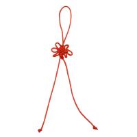 Nylon accessoire, noeud chinois, DIY, rouge, 130mm Vendu par sac