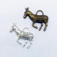 Zinc Alloy Animal Pendants, Donkey, plated Approx 5mm 