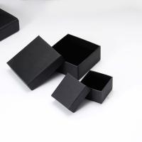 plastique ABS boîte-cadeau, cadre, styles différents pour le choix, noire Vendu par lot