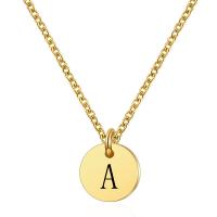 Stainless Steel Jewelry Necklace, with 5cm extender chain, gold color plated, oval chain & for woman, 10mm Approx 17.72 Inch 