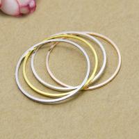 Brass Jewelry Finding, Donut, plated, hollow 28mm 