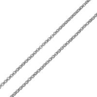 Stainless Steel Chain Jewelry, round link chain, original color, 2mm 