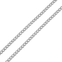 Stainless Steel Chain Jewelry, twist oval chain, original color, 3mm 