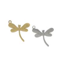 Stainless Steel Animal Pendants, Dragonfly, plated Approx 1mm 