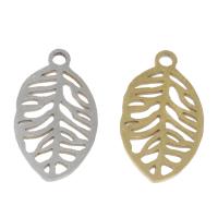 Stainless Steel Leaf Pendant, plated Approx 1mm 