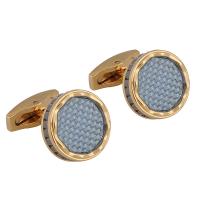 Brass Cufflinks, gold color plated, fashion jewelry & Unisex & epoxy gel 5-10mm 