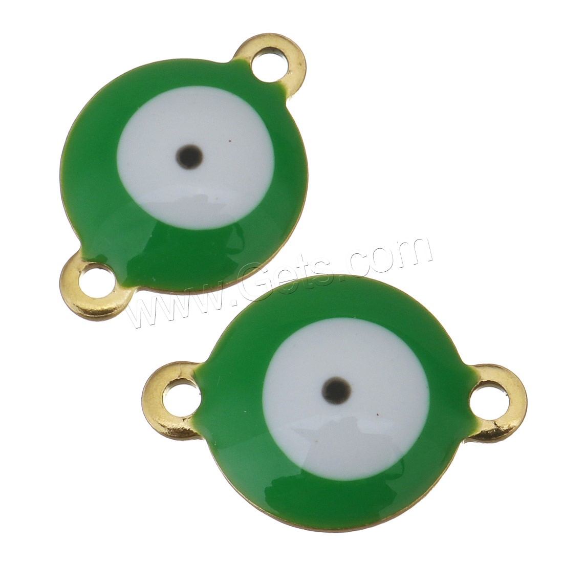Stainless Steel Connector, with Resin, Evil Eye, plated, different size for choice & different styles for choice & 1/1 loop, more colors for choice, Hole:Approx 1.5mm, Sold By PC