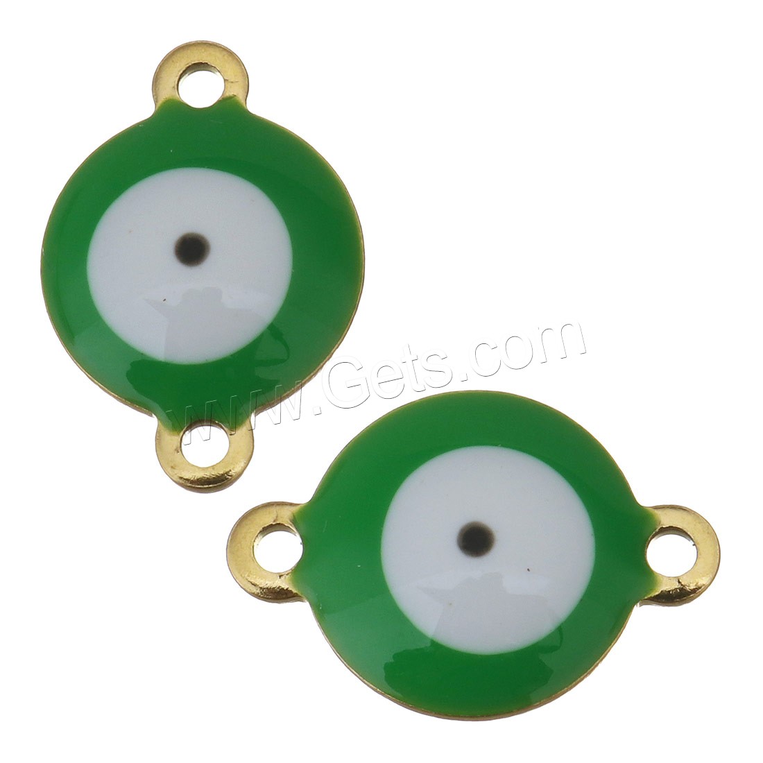 Stainless Steel Connector, with Resin, Evil Eye, plated, different size for choice & different styles for choice & 1/1 loop, more colors for choice, Hole:Approx 1.5mm, Sold By PC