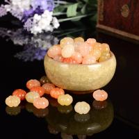 Lighter Imperial Jade Beads, Pumpkin, Carved, polished & DIY, 10mm Approx 1mm 