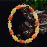 Lighter Imperial Jade Bracelet, Carved, fashion jewelry & Unisex, 14mm Approx 7.5 Inch 