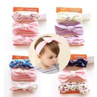 Mode Baby-Stirnband, Polyester und Baumwolle, handgemacht, Koreanischen Stil & für Kinder & verschiedene Stile für Wahl, 200mm, 10SetsSatz/Menge, verkauft von Menge