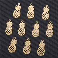 Stainless Steel Hollow Pendant, Pineapple, plated Approx 1.5mm 