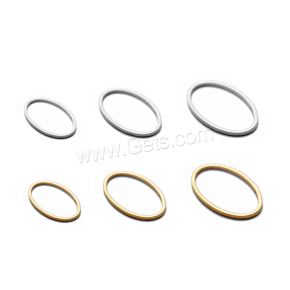 Stainless Steel Jewelry Findings, plated, different size for choice & hollow, more colors for choice, 50PCs/Bag, Sold By Bag