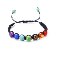 Natural Stone Bracelet, with Nylon Cord, Adjustable & fashion jewelry & for woman, 8mm Approx 7.48 Inch 