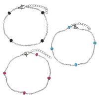 Stainless Steel Chain Bracelets, with 1.5Inch extender chain, oval chain & for woman Approx 7 Inch 