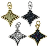 Resin Brass Pendants, with Resin, plated, fashion jewelry Approx 3mm 
