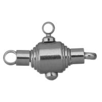 Stainless Steel Snap Clasp, original color Approx 2,1.5mm 