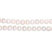Round Cultured Freshwater Pearl Beads, natural 7-8mm Approx 0.8mm Approx 15 Inch 