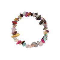 Gemstone Bracelets, fashion jewelry & for woman, multi-colored Approx 6.2 Inch 