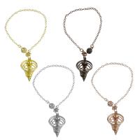Brass Pendulum, plated, fashion jewelry & Unisex & oval chain 2.5mm Approx 7 Inch 