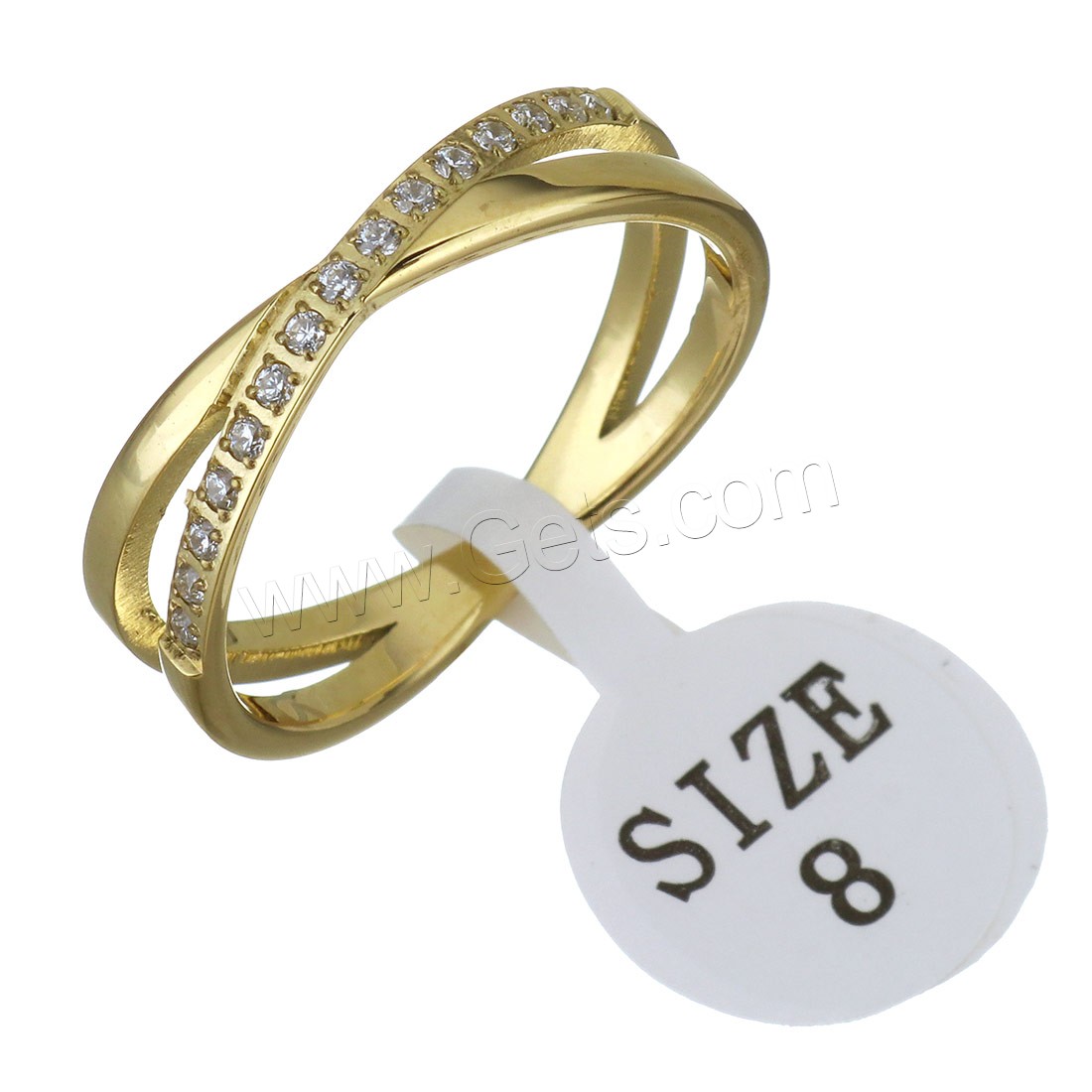 Нержавеющая сталь Rhinestone палец кольцо, нержавеющая сталь, Другое покрытие, разный размер для выбора & Женский & со стразами, Много цветов для выбора, 5.5mm, продается PC