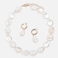 Conjuntos de joya de aleación de cinc de moda, aleación de zinc, con Perlas plásticas, Joyería & diferentes estilos para la opción & para mujer, Vendido por Set